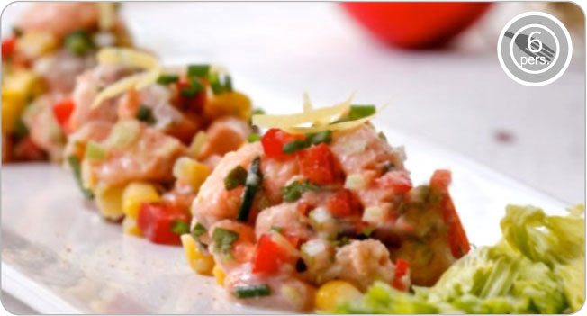 Como prepar este exquisito ceviche de salmón